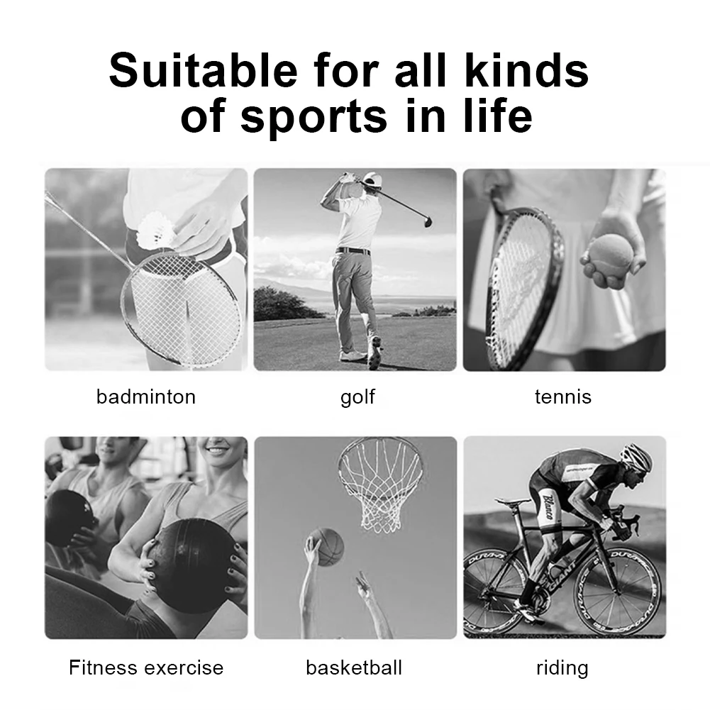 

Adjustable Elbow Brace Elbow Guard Non Slip for Badminton Tennis (M)