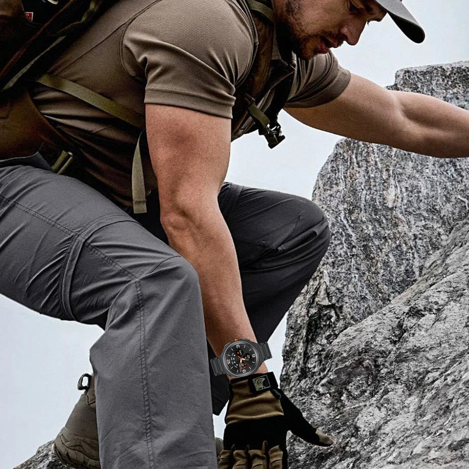 삼성 갤럭시 워치 8 40mm 44mm 8 클래식 46mm 실리콘 스포츠 팔찌 코레아 갤럭시 워치 8 손목 스트랩 마그네틱 루프 밴드