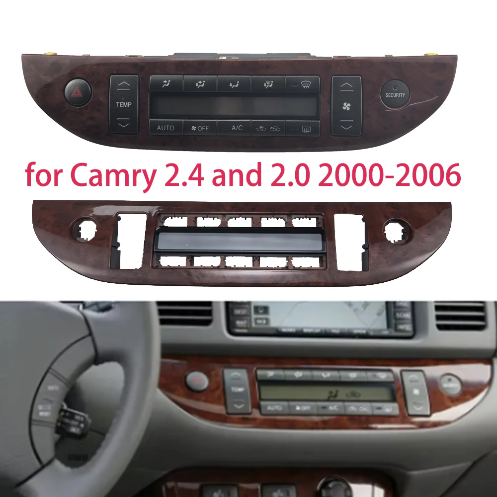 

Автомобильная панель управления кондиционером, переключатель приборной панели кондиционера подходит для Toyota Camry 2.4 и 2.0.