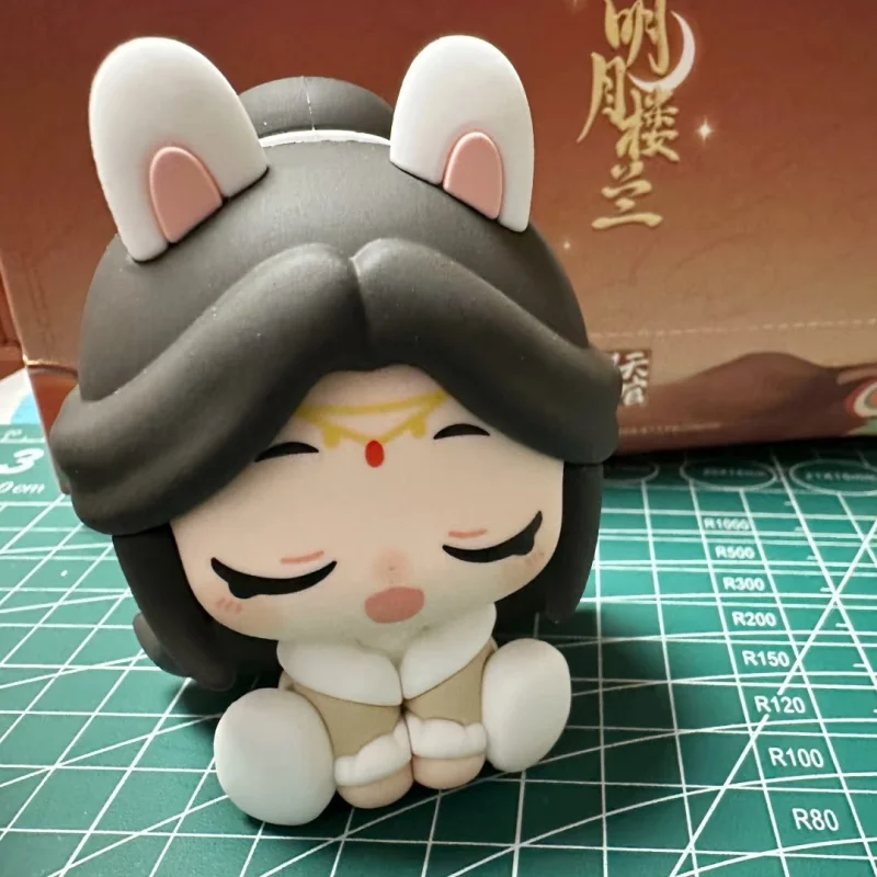 Figurka kolekcjonerska Heaven Officials Blessing Moonlit Loulan Sereis Blind Box, urocza figurka anime, ozdoba na biurko, model kawaii dla dziewczyn, prezent.