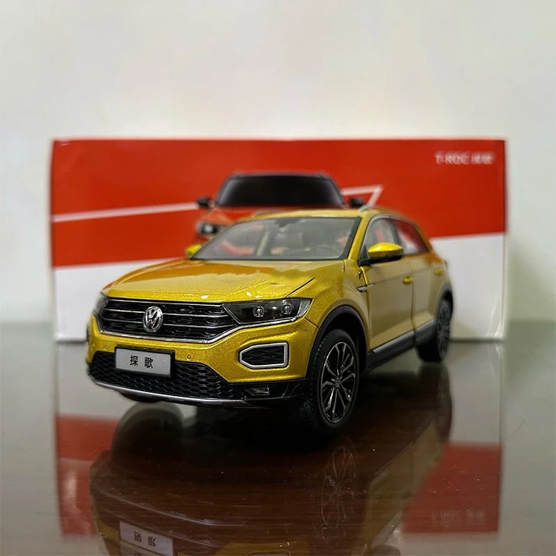 Diecast 1:18 Scale FAW VW T-ROC 280STI 2018 Alloy Suv Urban Off-road Vehicle Model Collectible Toy Gift Souvenir Static Display