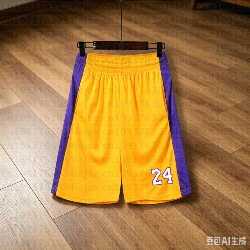 Fashionable Sports Men Basketball Shorts Summer Training Multicolor Shorts Boys Girls Sports Breathable Shorts Adult Streetwear