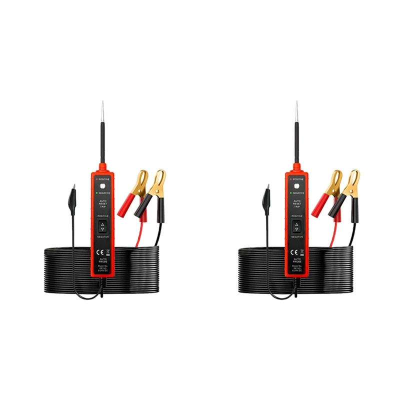 

2X EM285 6-24V Car Electrical Circuit Test Pen Voltage Tester Power Probe Automotive Tool