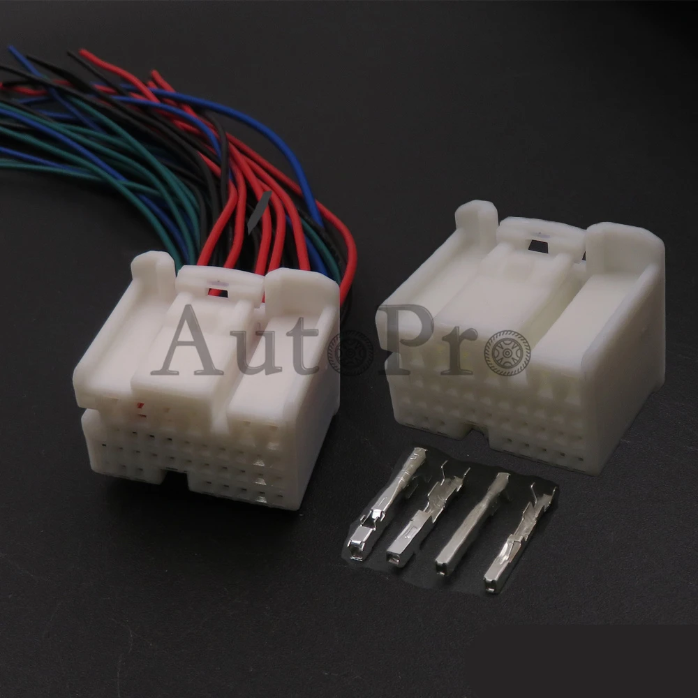 

1 Set 35 Hole Starter Automotive Connector with Wires for Toyato 1674928-1 Car ECU Controller Wiring Socket