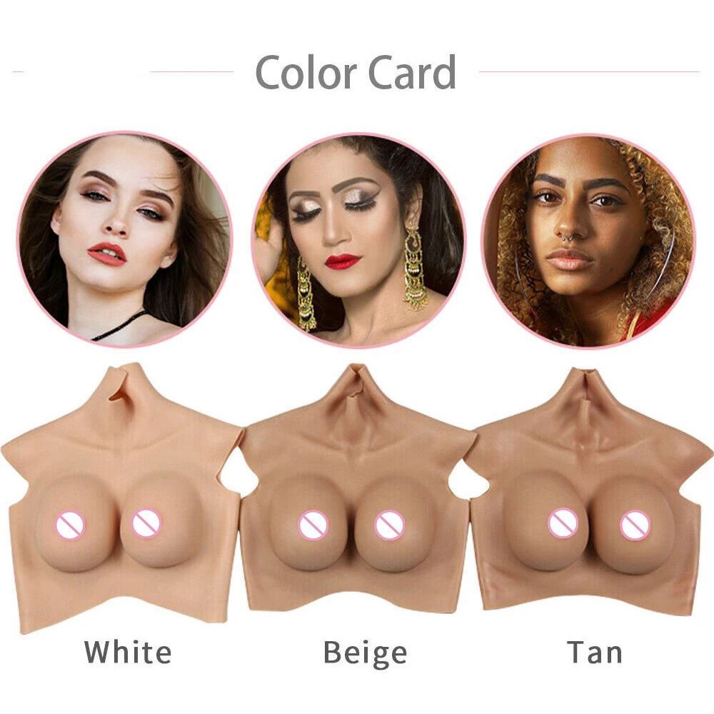 Eyung Women Type Breast Plate Fake Boobs Artificial Zero Two Cosplay Costume Silicone Breast Forms Sissy Silikon Silicone Form