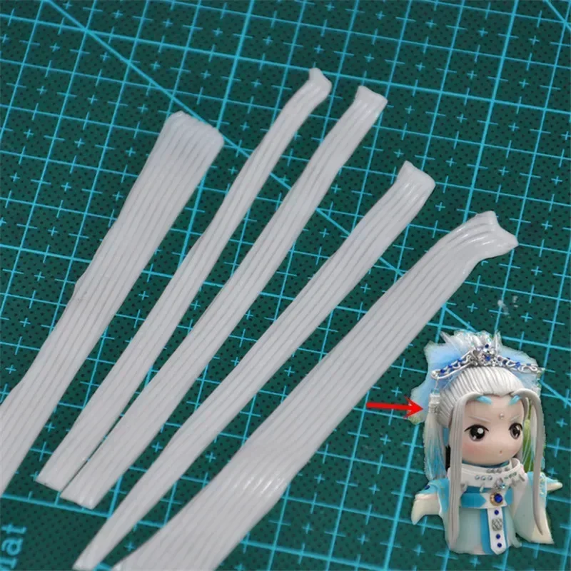 3pcs Clay Sculpture Hair Texture Tool Special Texture Effect Tool fit for Doll Making Handmade Tools