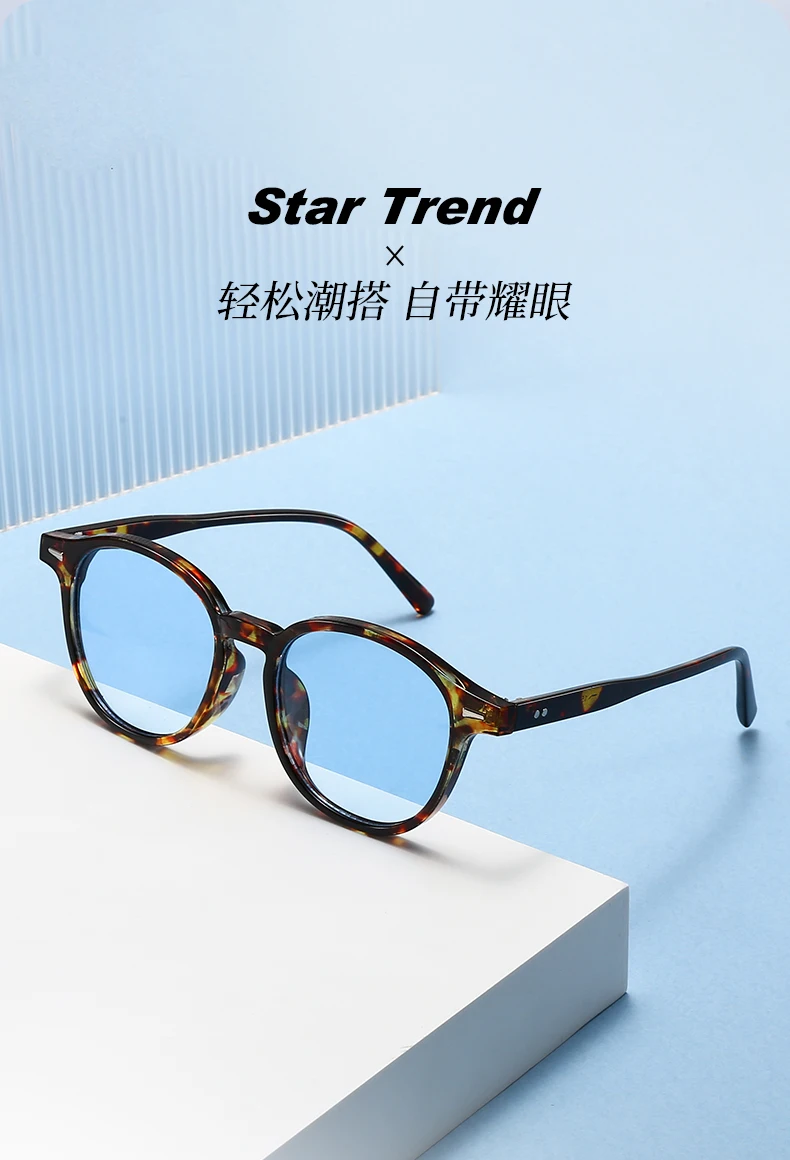 Mode Vintage Runde Sonnenbrille Mann Frauen Angeln Fahren Luxus Sonnenbrille Anti-Glare Retro Strand Shades UV400 Brillen – Detail 7