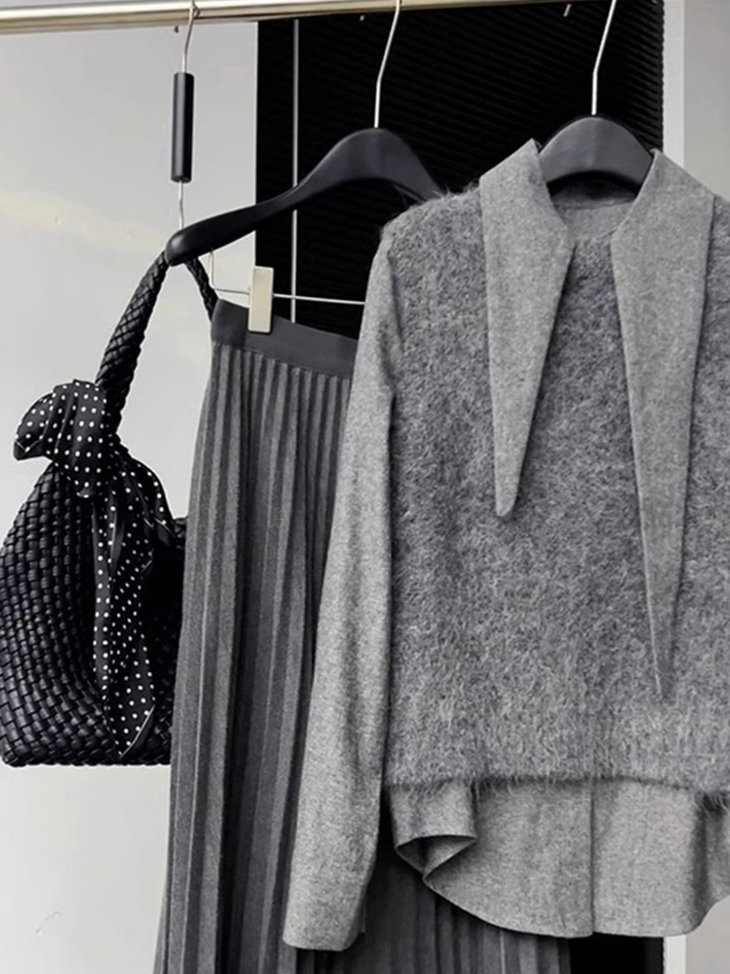 

Свободный вязаный жилет Camere, цветной жилет с надписью, повседневный женский жилет Faion, зима 202, чистый цвет