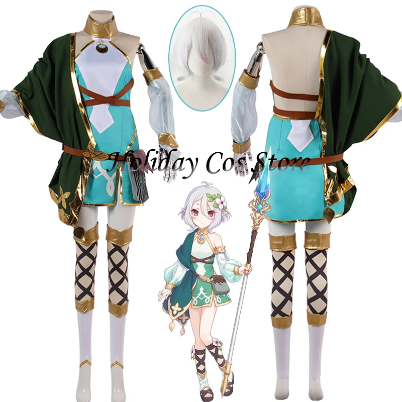 

Game Princess Connect! Re:Dive Kokkoro Cosplay Costume Natsume Kokoro Cos Outfit Wig For Hallowmas Party Adult Women Men