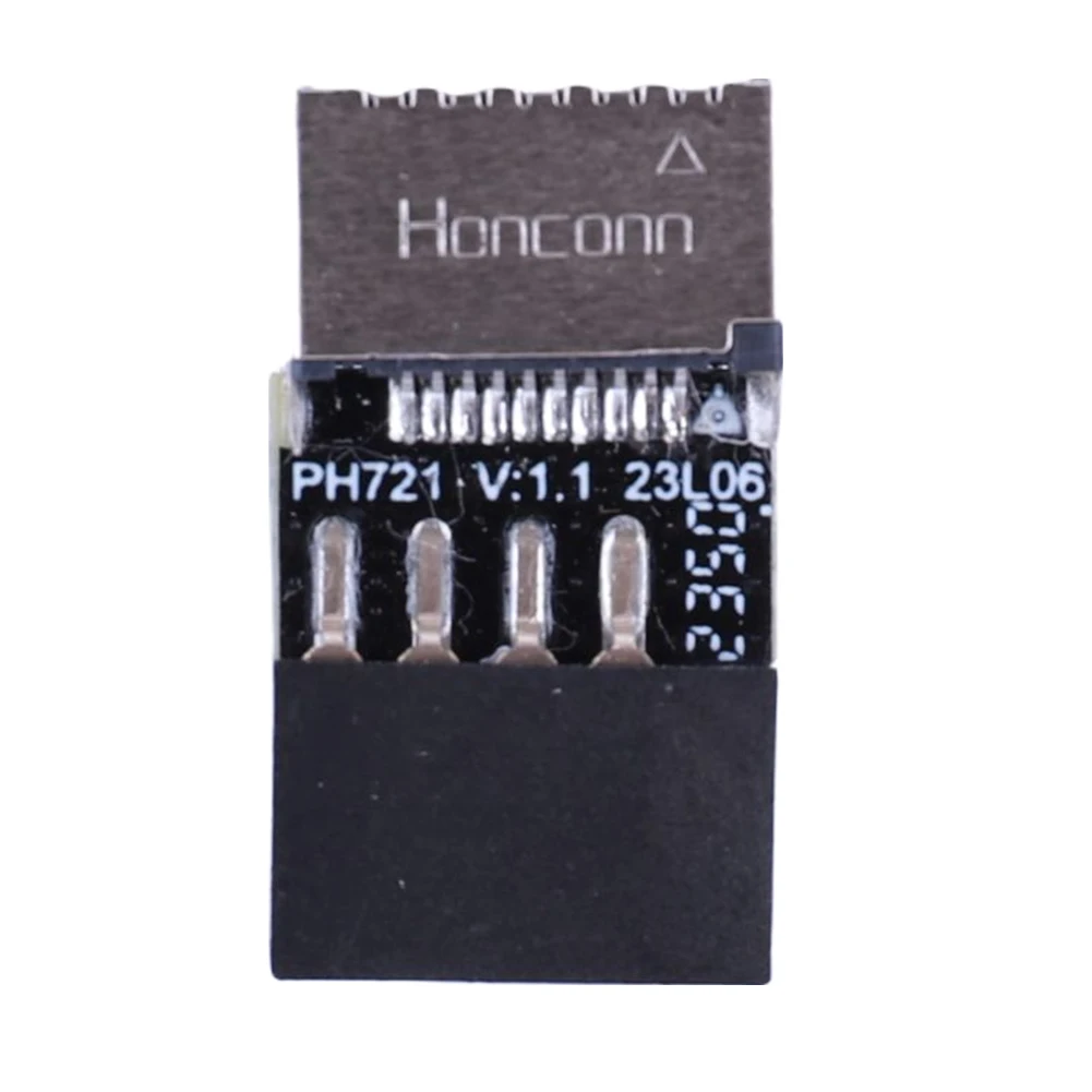 اللوحة الأم USB2.0 9Pin إلى TYPE-E شاحن أنثي التوصيل والتشغيل TYPE-C المقبس 9-Pin USB 2.0 بطاقة موسع لنظام التشغيل/ويندوز لينكس