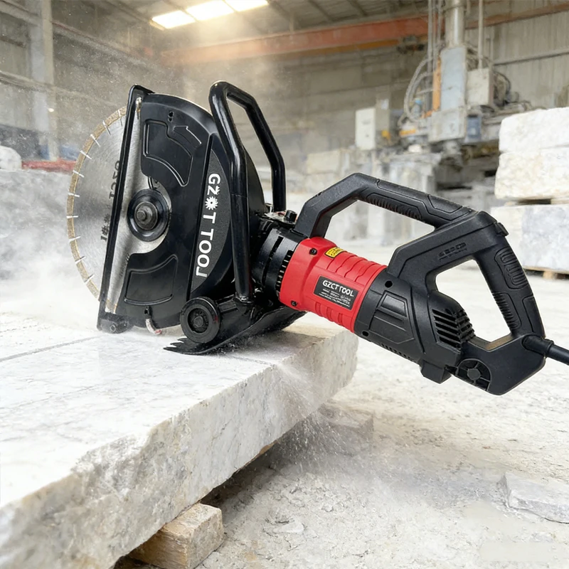 

GZCT Brushless Electric Concrete Cutter 6000W Ring Saw Handheld Wall Cutting Machine for Construction Use