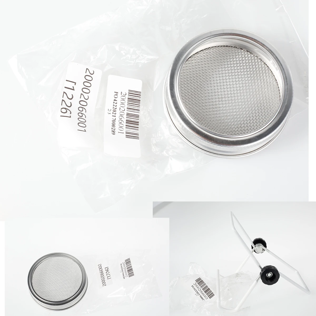 Sprouting Jar Lids Stainless Steel Mesh Screen Seed Sprout Can Lid Wide Mouth Portable Washable Sprouting Jar Strainer Lids for