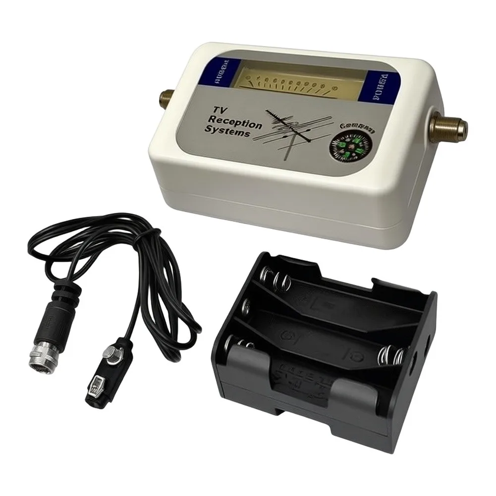 Portable Signal Meter for For Antenna High Sensitivity Backlight Display Digital Reception Tool 190x140x43mm ABS