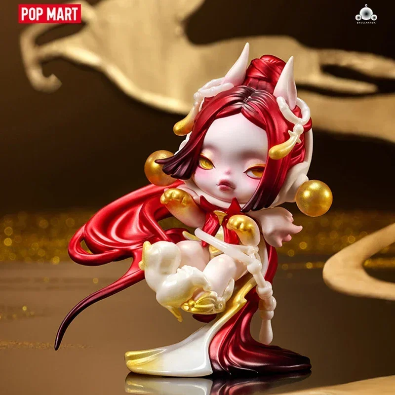 

POP MART SKULLPANDA Ji: Коллекционная серия — Загадочная коробка (Blind Box) — Оригинальные игрушки-сюрпризы, фигурки для декора дома и сумок