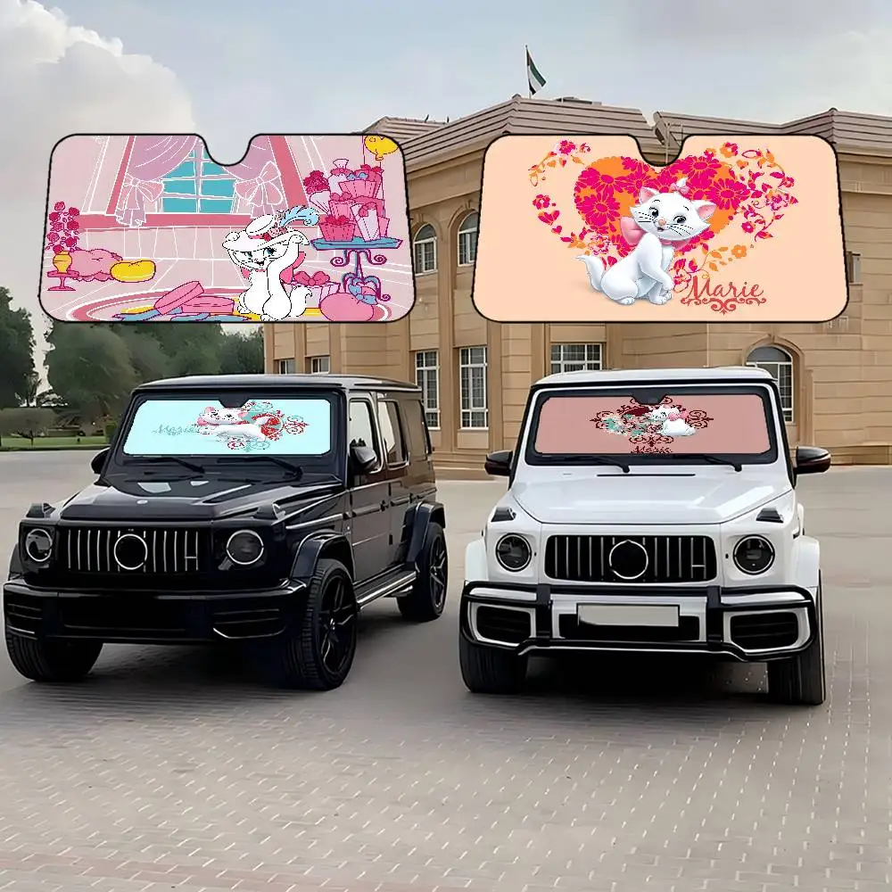 

A-Aristocats M-Marie Лобовое стекло Автомобильный солнцезащитный козырек Забавные животные Лобовое стекло Солнцезащитный козырек Окна автомобиля Складные лучи Солнцезащитный козырек Защитный козырек