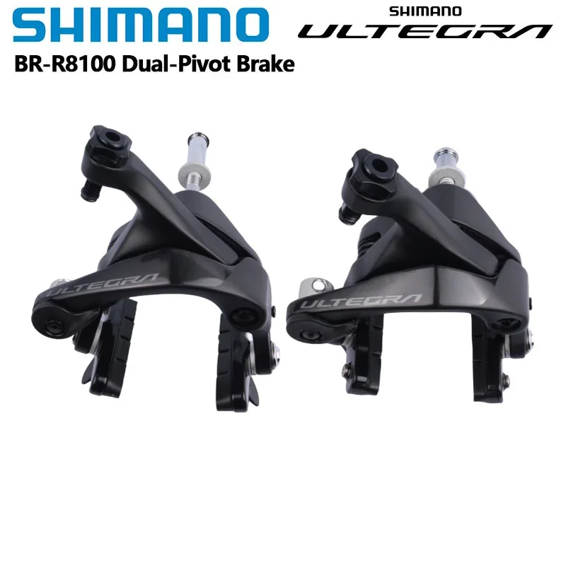 Shimano Ultegra R8100 Brake Rim Road Bike Dual Pivot Brake Caliper Mechanical Front Rear One Pair V Brake Original