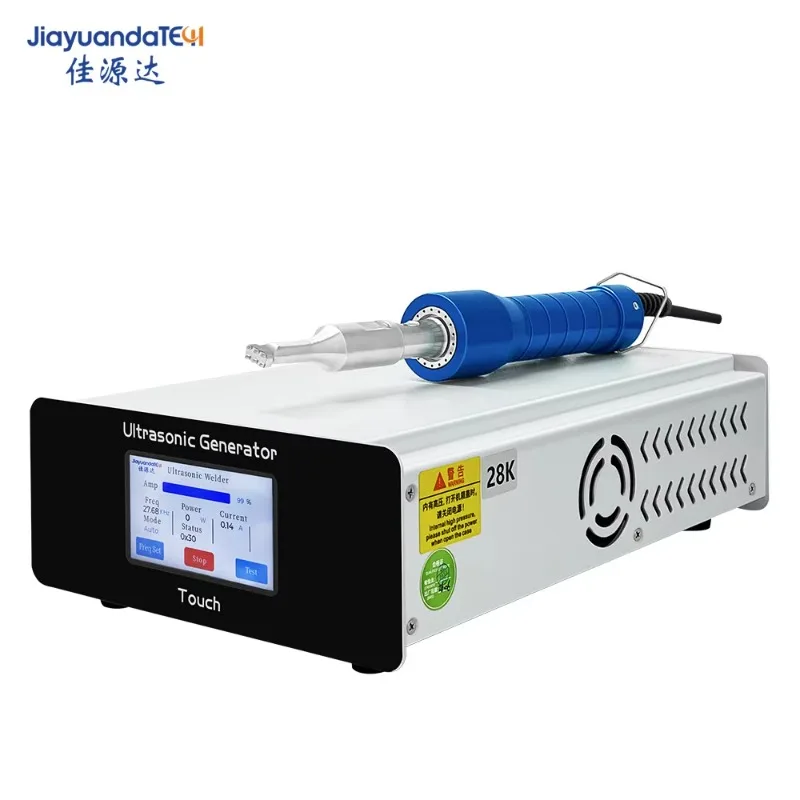28Khz Handheld Manual Spot Welder Ultrasonic Plastic Welding Machine With Customized Welding Horn