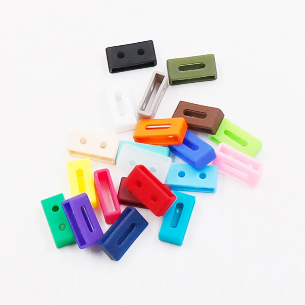 

3 Pcs Silicone Bezel Watch Strap Fastener Rings Strao Band Loop Easy to Get The Wristband Lopp