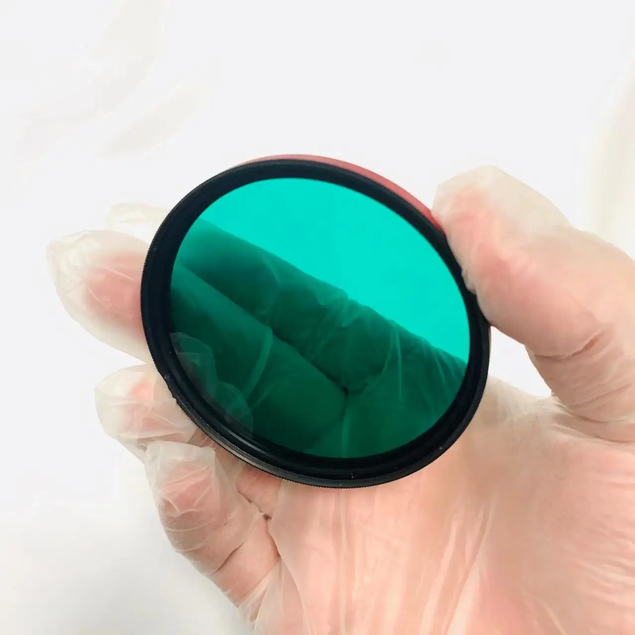 緑色のフィルターガラスlb3カメラレンズ,フレームリング付きカメラレンズ,複数のサイズ,52mm