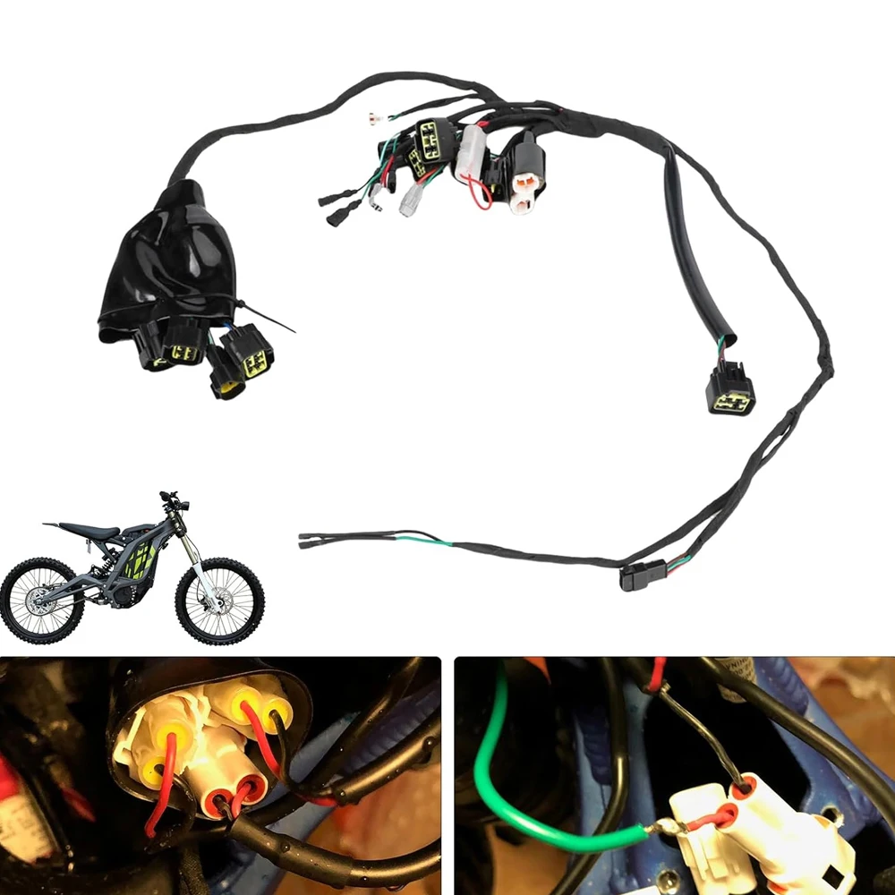 AliExpress JFGRACING For Surron Lightbee SUR-RON S/X Electric Wiring Harness Electric Dirt Pit Bike Fault Detection Line Set Motorcycle Accessories