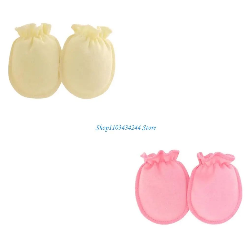 

5 пар детских перчаток против царапин, дышащие защитные перчатки для лица, продукт для новорожденных