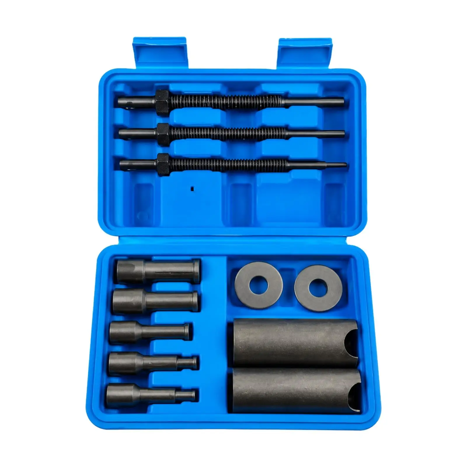 Motorcycle Bearing Puller Set 45 Steel Bearing Removal Tool Kit with Adapter Drivers Sleeves for Two Wheeler Repair Workshop Use