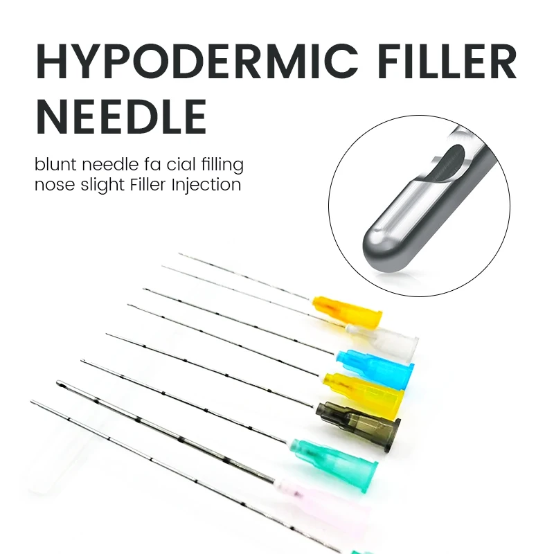 Medical Disposable Micro Cannula 22G 70mm Blunt Tip Needle for Filler Sterile Single Package 25G 50mm Blunt Cannula