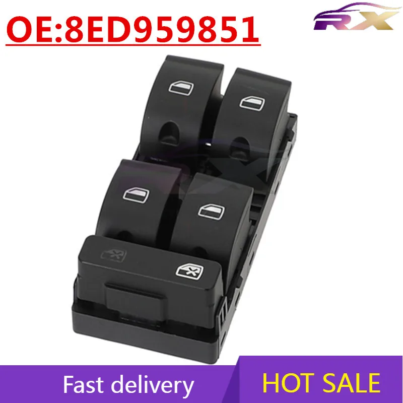 

OEM:8ED959851 Suitable For Audi A4 B6 automotive glass lifter switch power window control main switch