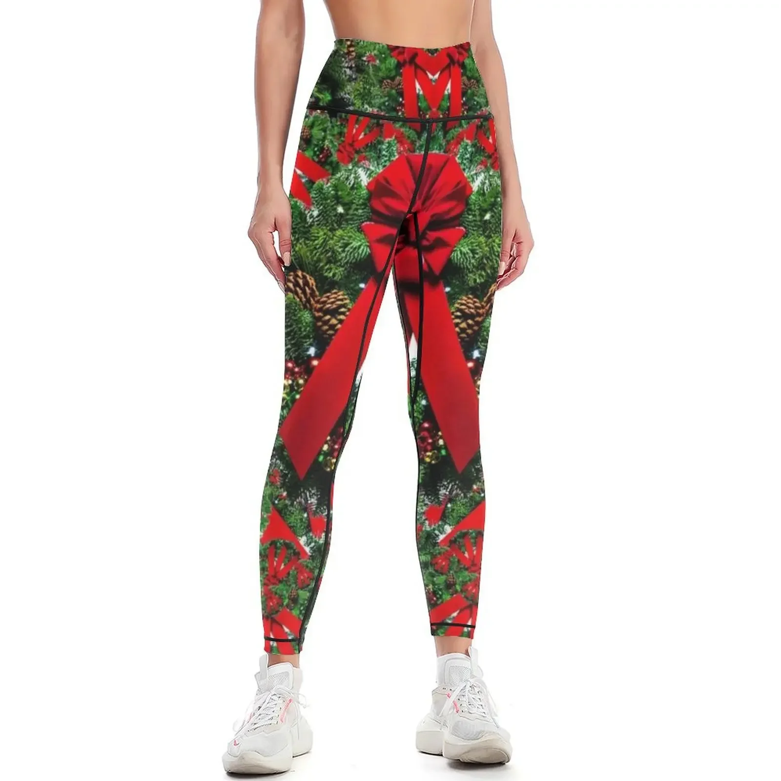 

Wreath print Leggings Sports pants woman jogging pants Women's high waist sports for push up Womens Leggings