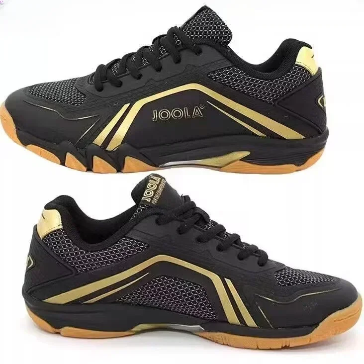 Zapatillas de tenis de mesa de lujo para hombre y mujer, calzado de bádminton ligero