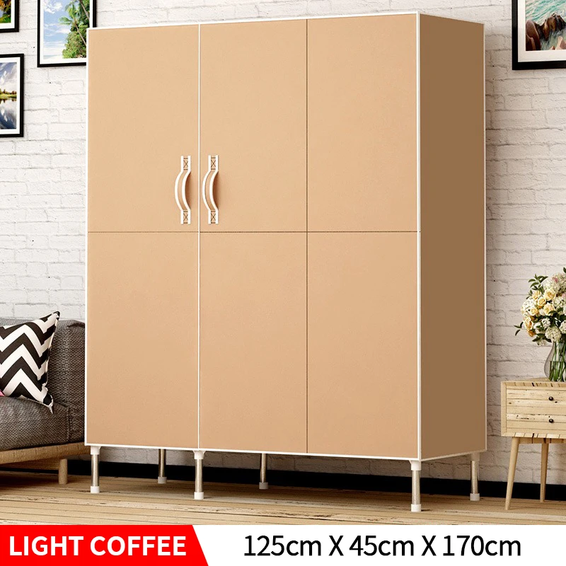 Closet Wardrobe, Portable Closet for Bedroom, Clothes Rail with Non-Woven Fabric Cover, Clothes Storage Organizer