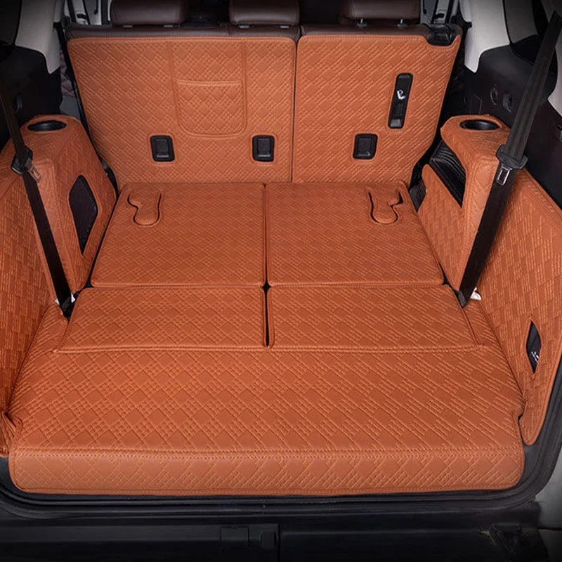 For GWM НОВЫЙ HAVAL H9 2024 2025 Full Set Sheet Trunk Mat Leather Durable Cargo Liner Boot Carpets Interior Cover Accessories