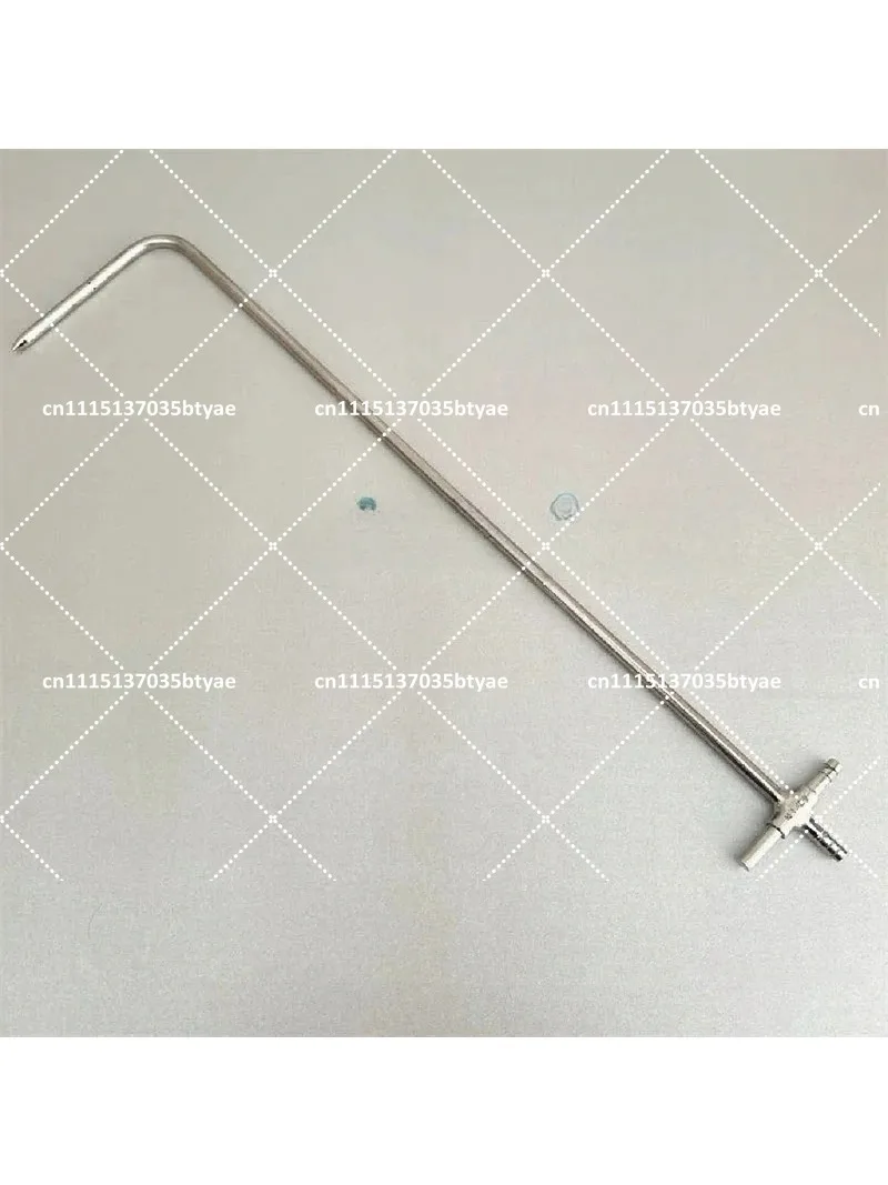 6mm L-Type Pitot Tube with Hose, 8mm Air Pipe Mountable Backrest Tube for HVAC Airflow Measurement