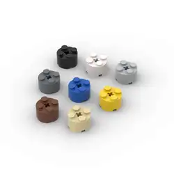 MOC 10PCS Puzzle Particle 6143 2x2 Round With Axle Hole Building Blocks 3941 Plate Bricks Educational Toy Gifts Dropshipping