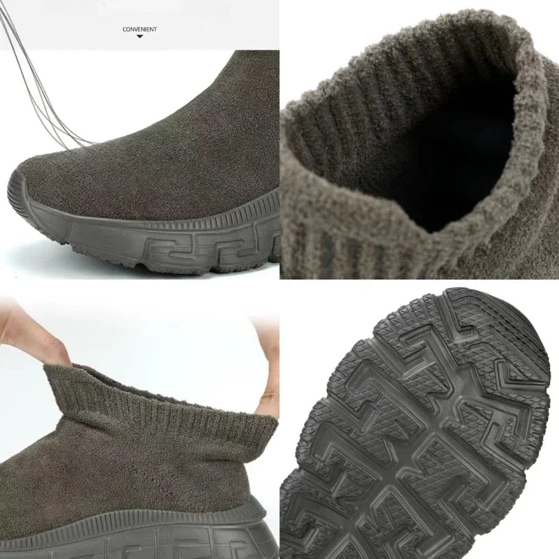 Turnschuhe Sportschuhe für Männer atmungsaktive Slip-On bequeme Männer Freizeit schuhe Mode Socken Schuhe plus Größe Zapatillas de Hombre