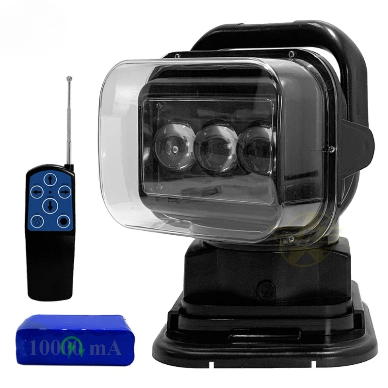 

Yun Yi Rechargeable 12V 24V Car Roof Spotlight Marine LED Work Light Truck Auto Strobe Warning Lamp Searchlight Boat LED Pods