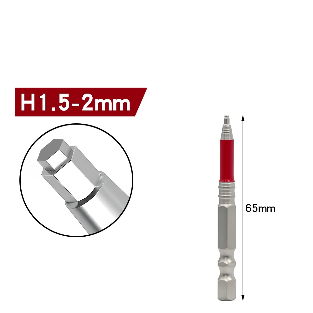 1/3/6pcs Electric Screwdriver Bits H1.5-H6 Hex Shank Driver Bits Set Multi-Sizehand Tool Power Tool Accessories