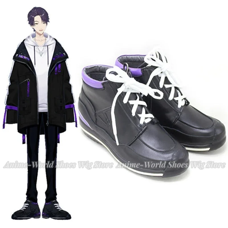 Vtuber Hololive Kenmochi Toya Scarpe Cosplay Stivali su misura