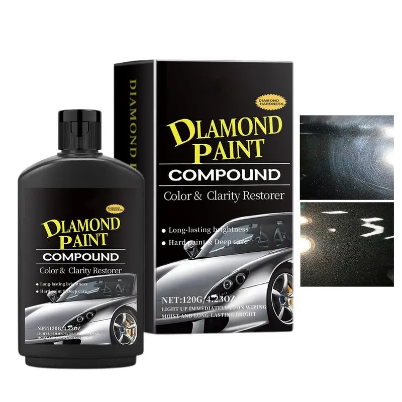 

Car Paint Polish 120g Car Scratch Repair Wax Cleaning Detailing Wax Car Polish For Removing Minor Scratches Long Lasting