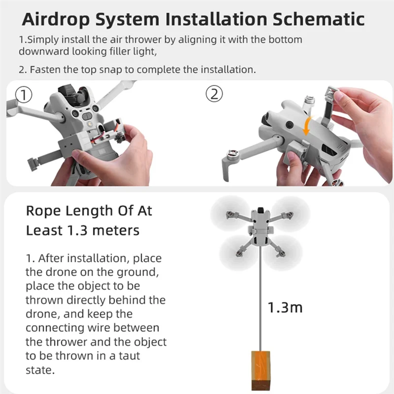 Многофункциональный удобный метатель для DJI MINI 4 PRO, удобный метатель воздуха, свадебные метательные детали