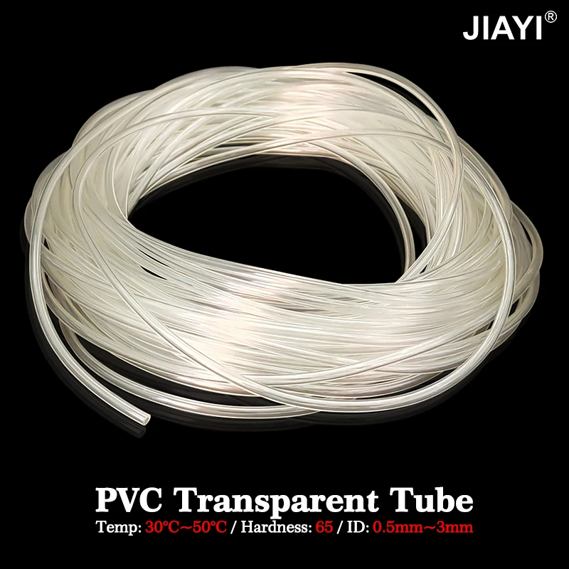 

PVC transparent capillary tube small plastic hose with anti bending and anti tearing inner diameter of 0.5/0.8/1.2/1.5/2mm