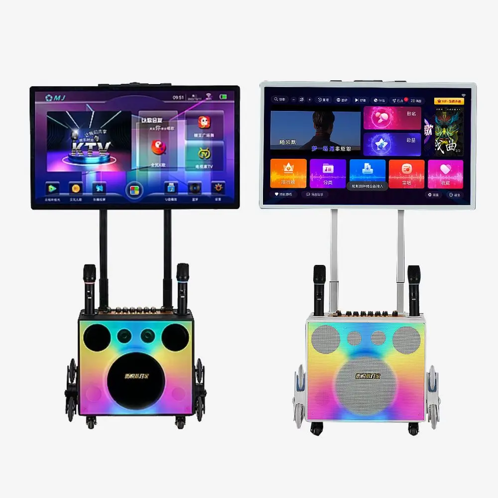 

Hot selling Riotouch PartyCube 32 Pcap Touch Display with 110W High Voume Power Bank Outdoor Events Speakers