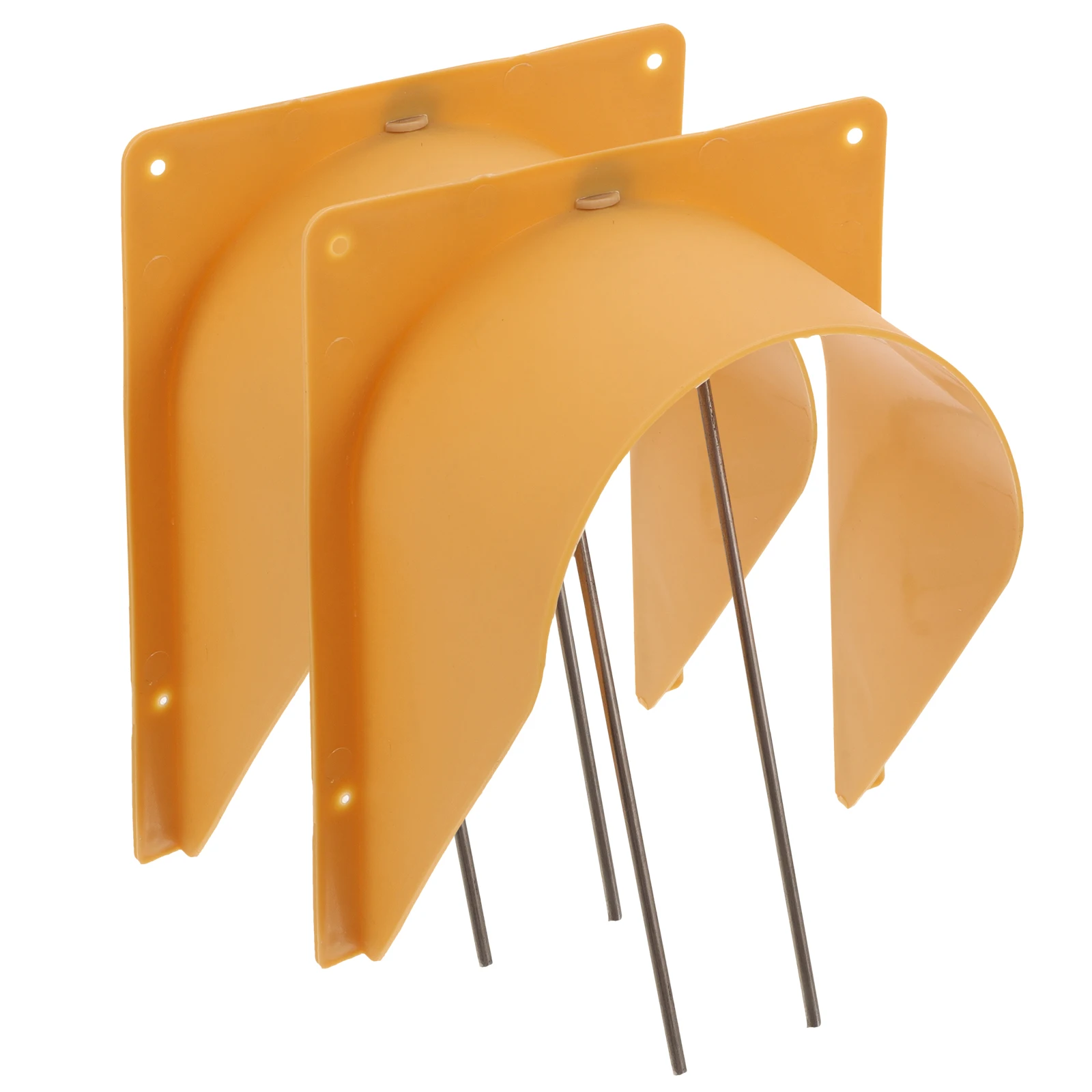 

2pcs European Style For Racing Entrance Bird House Barrier Durable Iron Plastic Easy Install Rounded Corner Cage Supplies Racing