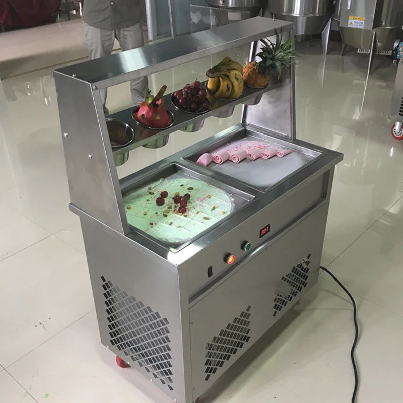 Ice Cream Frying Roller Yogurt Ice Cream Roller Roll Flat Frying Ice Cream Machine