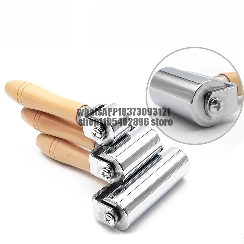 Leather Edge Handmade DIY Leather Art Push Wheel Leather Goods Edge Press Flattener Roller Press Wheel