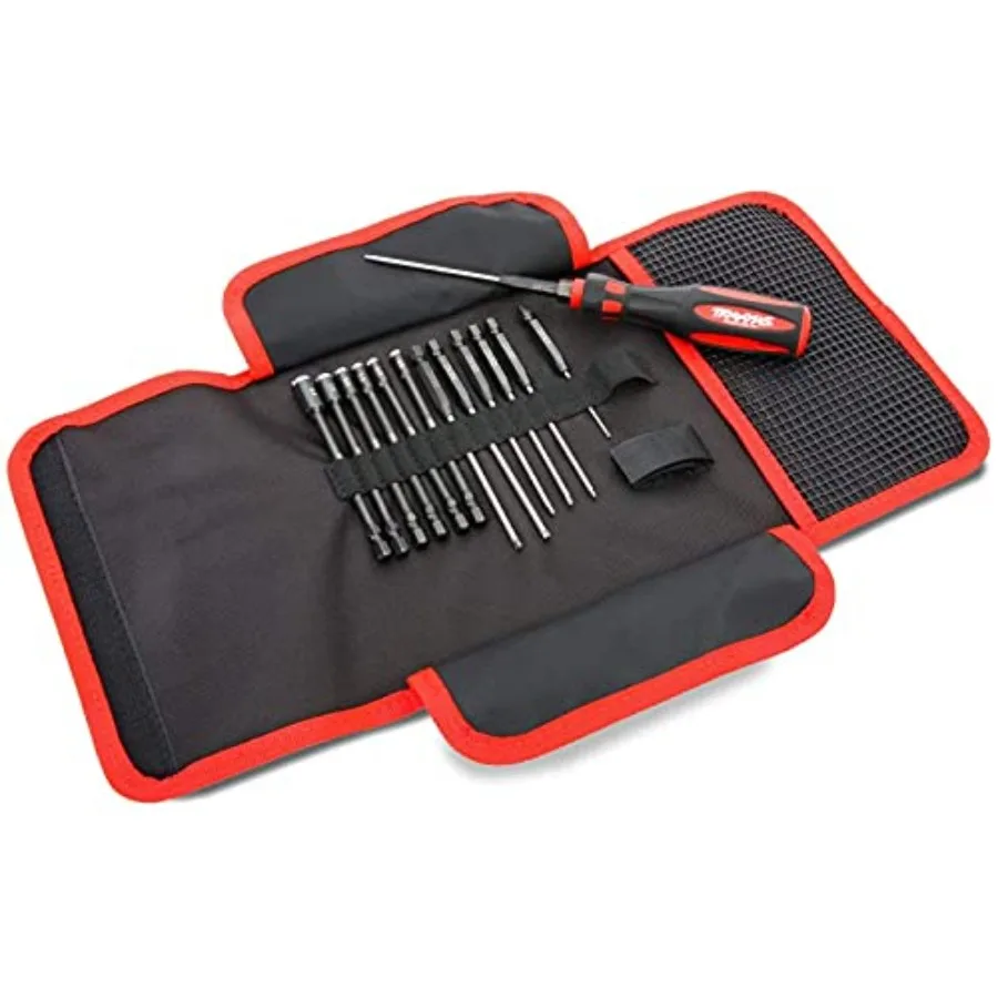 

8710 13 Piece Metric Speed RC Vehicle Bit Steel Hex Driver Master Set with Overmolded Handle and Portable Travel Sized Case