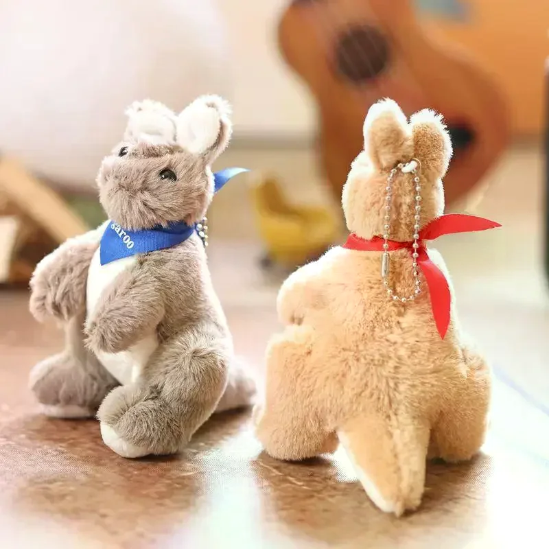 

Милый мультяшный плюшевый брелок-кенгуру, чучело, кукла, брелок, милая сумка, подвеска, рюкзак, подвесное украшение, подарки