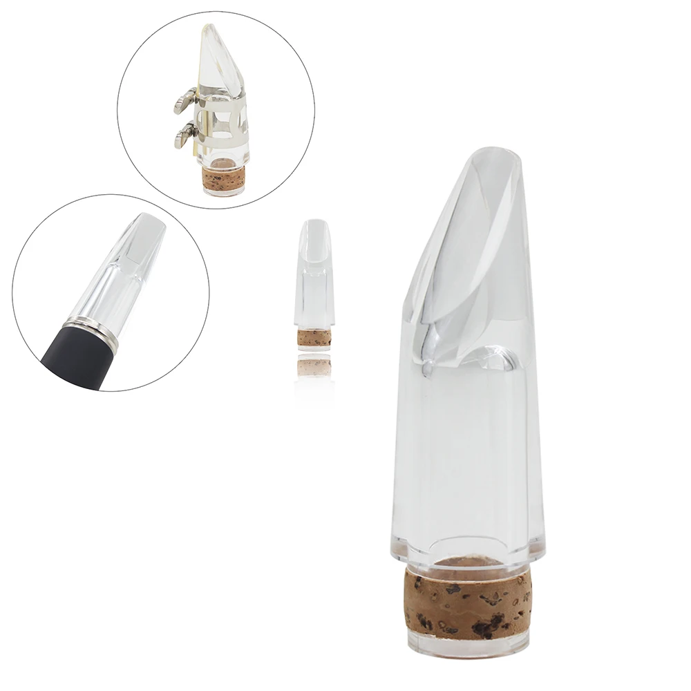 SLADE Clarinet Mouthpiece Transparent ABS Clarinet Mouthpiece Professional Portable Woodwind Musical Instrument Accessories