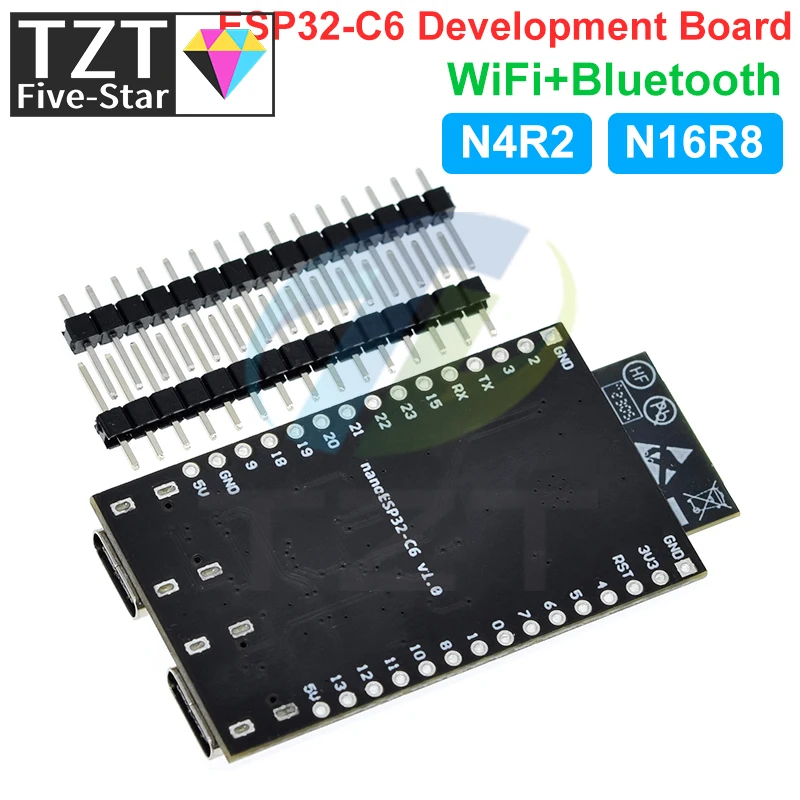 ESP32 / ESP32-C6 WiFi + Bluetooth Internet Of Things Dual Type-C scheda di sviluppo Core Board ESP32-C6-DevKit C N4R2 per Arduino