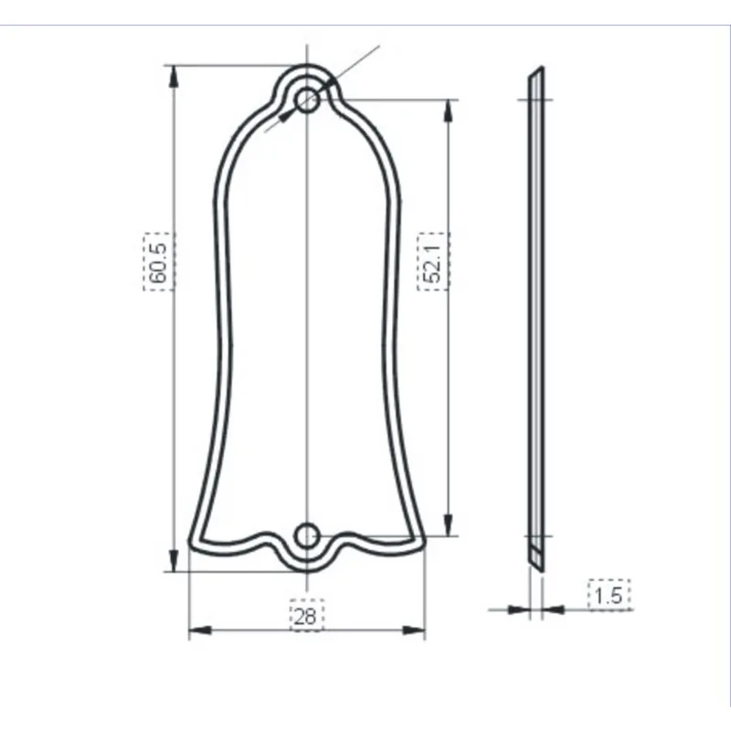 XinYue Custom Guitar Parts For 1 PCS US Gib LP Standard TRUSS ROD COVER PLATE